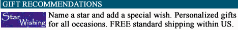 Name a star and get free standard shipping within the US.