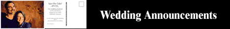 personalized photo postcards and websites for your wedding